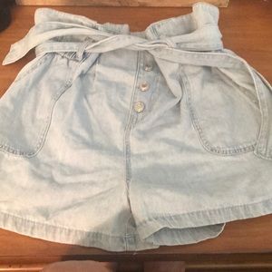 Denim shorts